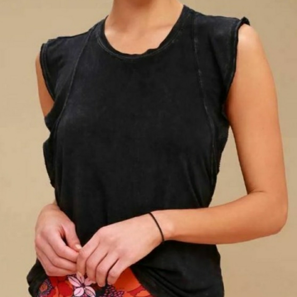 Free People | Black Tank Top - Picture 2 of 15